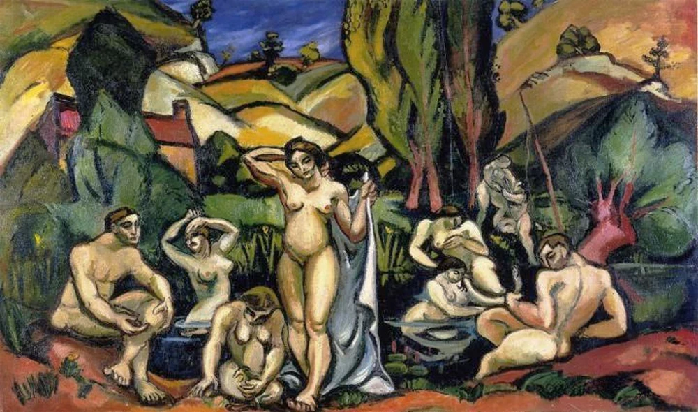 I bagnanti di Andelys - Musee du Petit Palais, Geneva